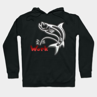 Tarpon pee on work Hoodie